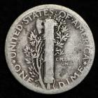 Image of 1920-S MERCURY DIME / CIRCULATED GRADE GOOD / VERY GOOD 90% SILVER COIN