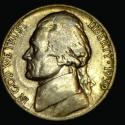 Image of 1939 Jefferson Nickel - circulated