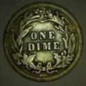Image of 1907 Barber Dime - G
