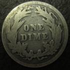 Image of 1898 Barber Dime GOOD