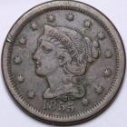 Image of 1855 Large Cent 