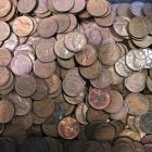 Image of  500 Coins Lincoln Wheat Cents from the 1940's and 50's