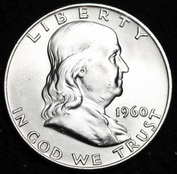 Image of 1960-D Franklin Half Dollar BU