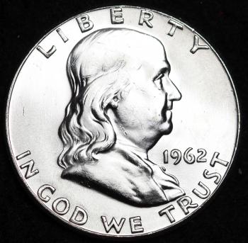 Image of 1962 Franklin Half Dollar 