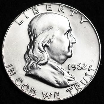 Image of 1962-D Franklin Half Dollar BU