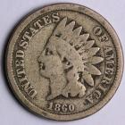 Image of 1860 Copper-Nickel Indian Cent - G