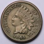 Image of 1864 Copper-Nickel Indian Cent XF