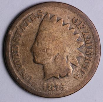 Image of 1875 Indian Cent - G