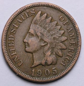 Image of 1905 Indian Cent VF