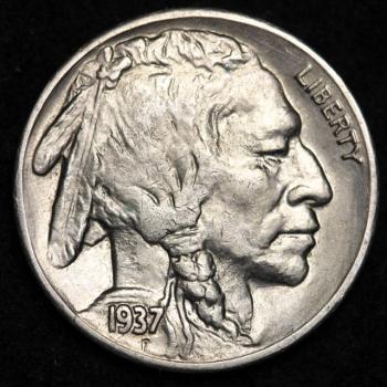 Image of 1937-S Buffalo Nickel BU