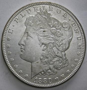 Image of 1880-S Morgan Dollar GEM BU