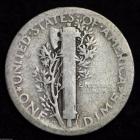 Image of 1926-D MERCURY DIME / CIRCULATED GRADE GOOD / VERY GOOD 90% SILVER COIN