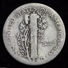 Image of 1926-P MERCURY DIME / CIRCULATED GRADE GOOD / VERY GOOD 90% SILVER COIN