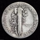 Image of 1927-P / MERCURY DIME / CIRCULATED GRADE GOOD / VERY GOOD 90% SILVER COIN